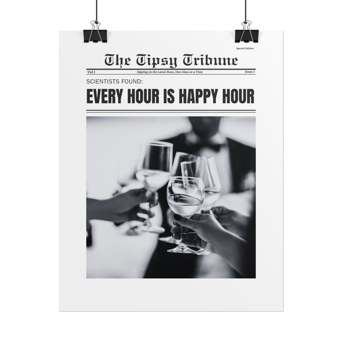 The Tipsy Tribune: Every hour is happy hour