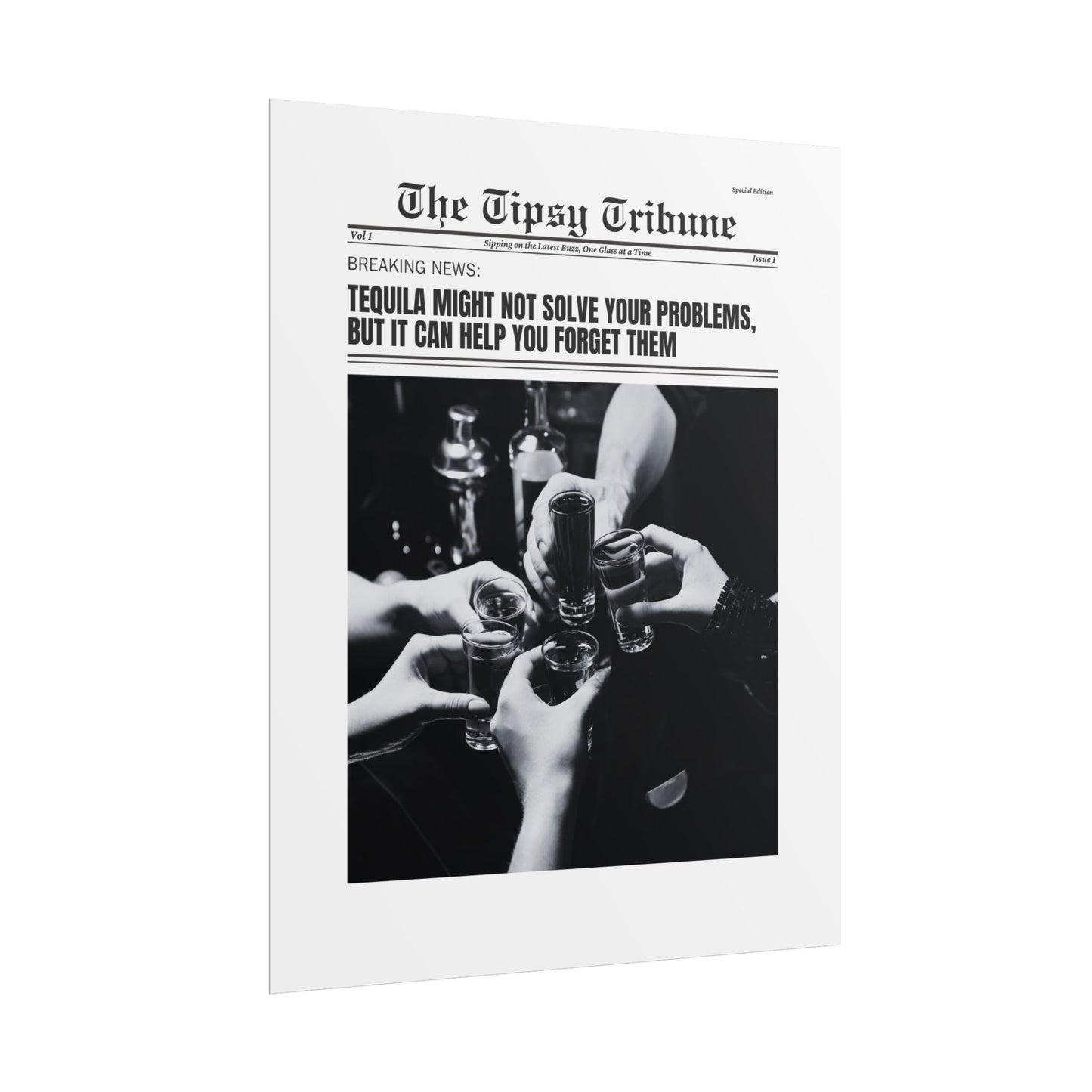 The Tipsy Tribune: Tequila might not solve all your problems...