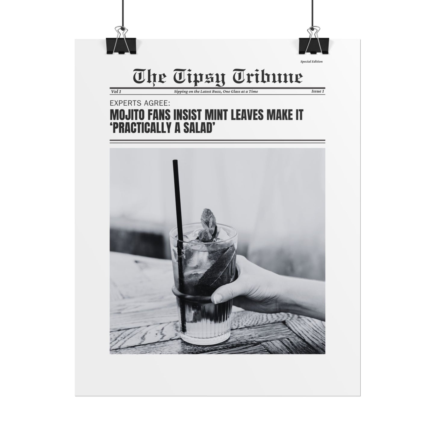 The Tipsy Tribune: Mojito fans insist mint leaves...