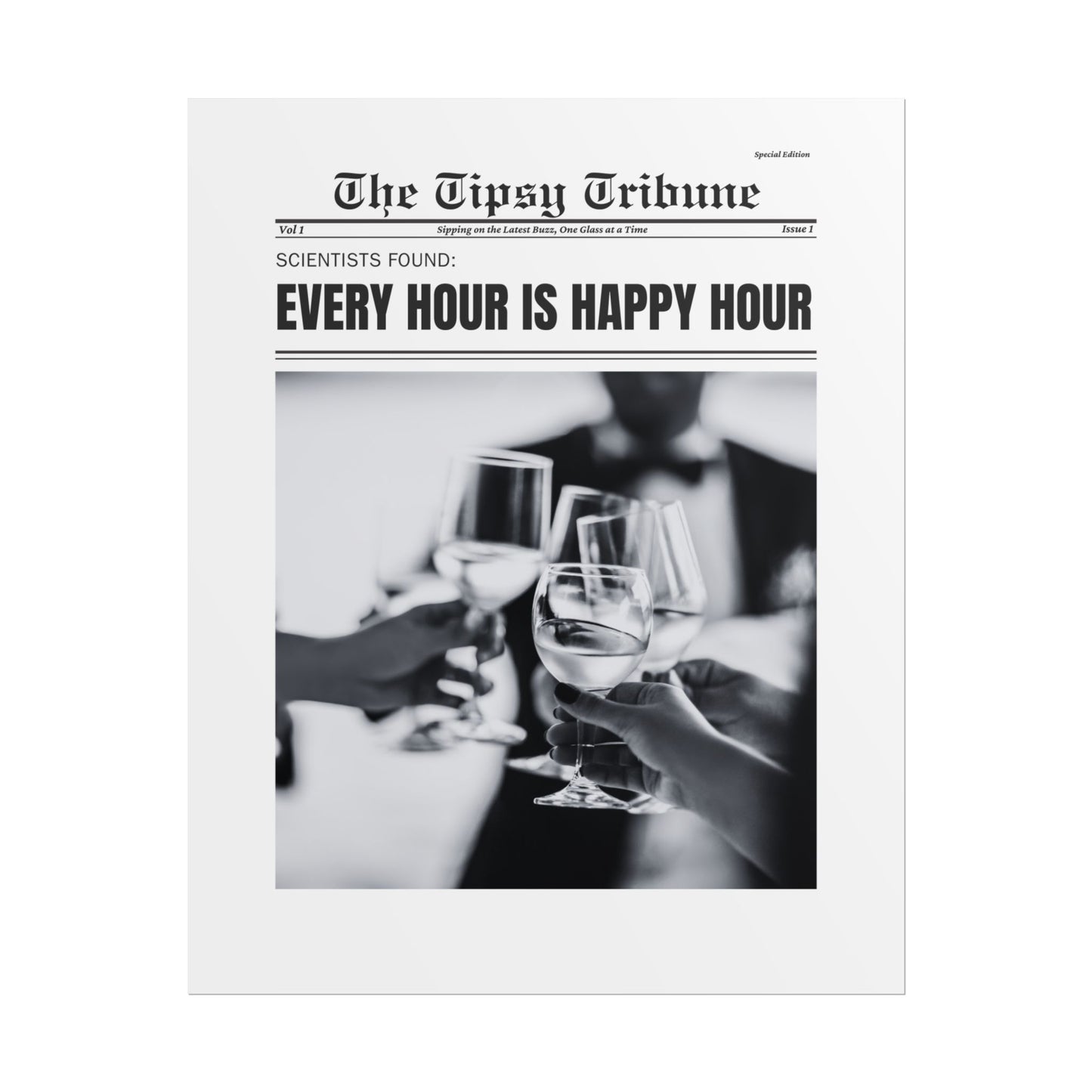 The Tipsy Tribune: Every hour is happy hour