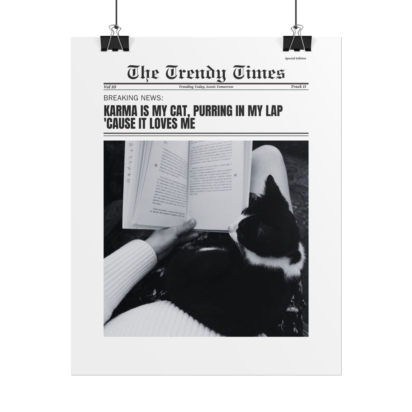 The Trendy Times: Karma Is My Cat