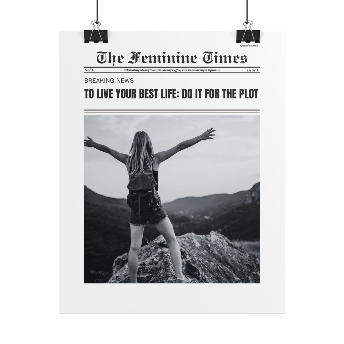 The Feminine Times: Relatable News Prints