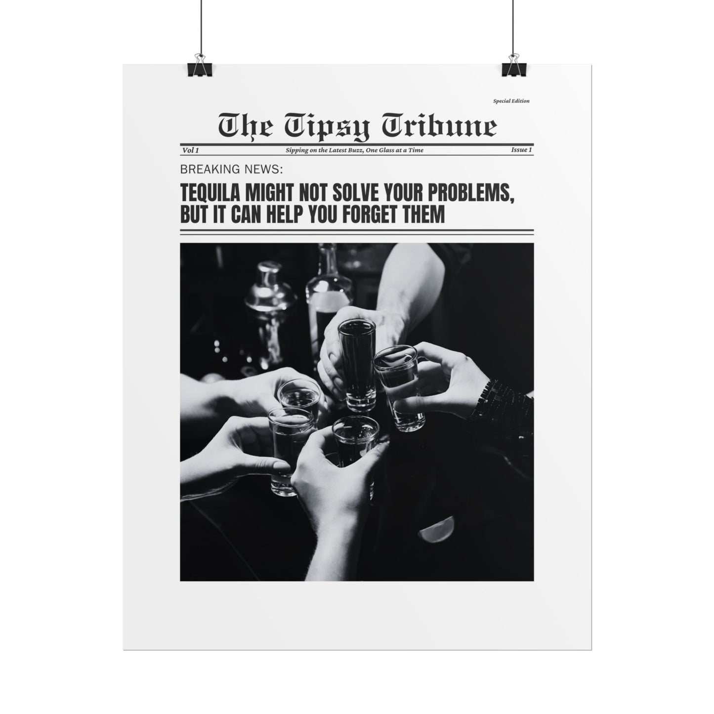 The Tipsy Tribune: Tequila might not solve all your problems...