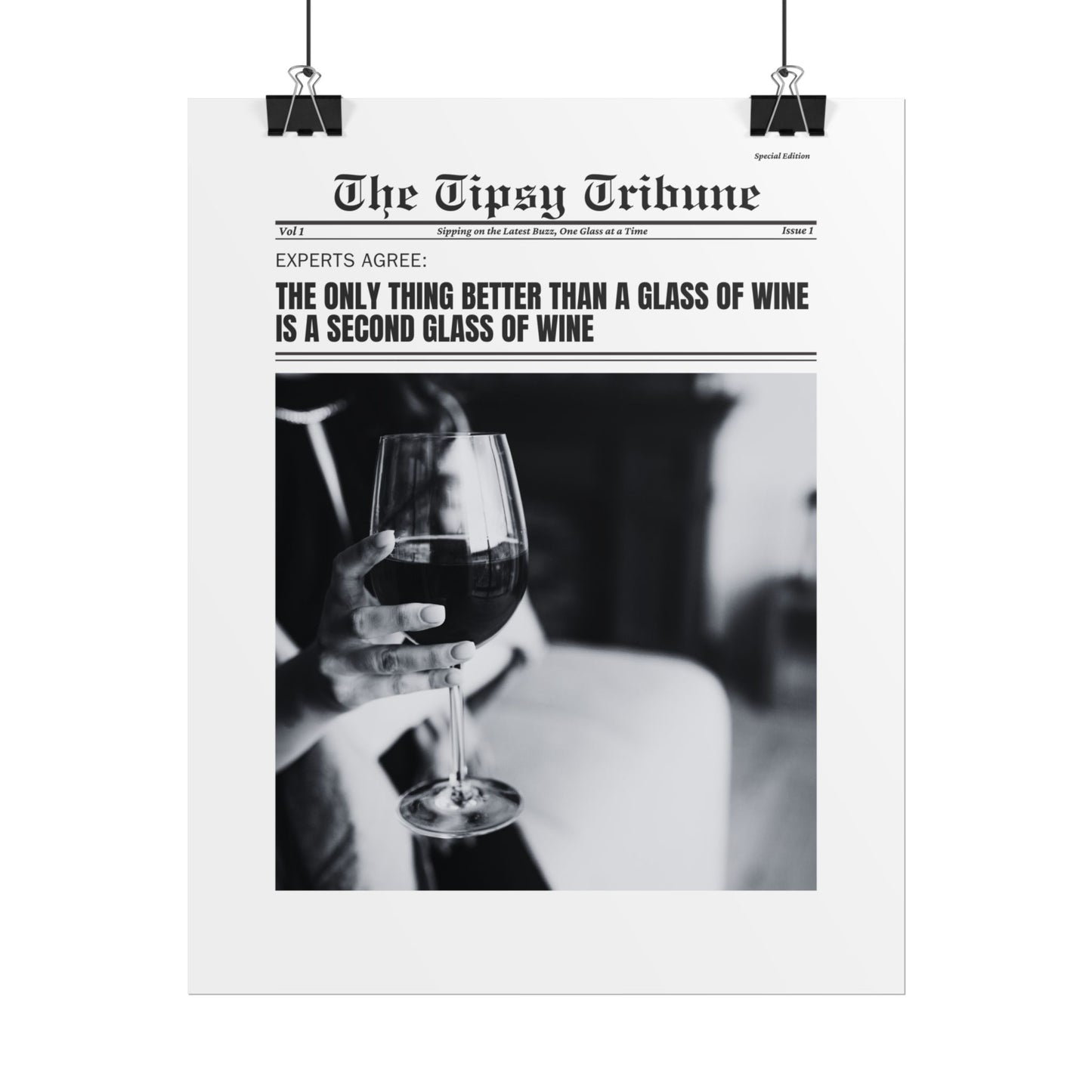 The Tipsy Tribune: The only thing better than a glass of wine...