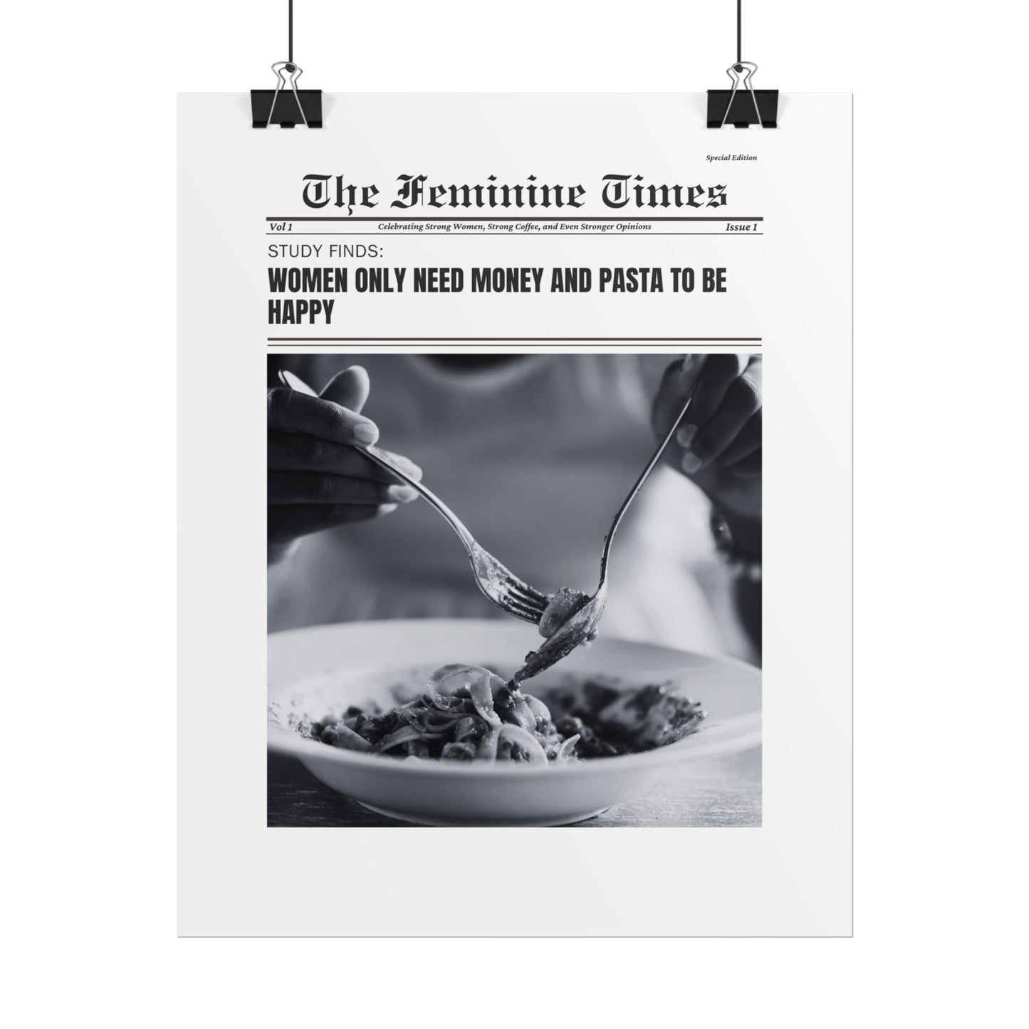 The Feminine Times: Relatable News Prints