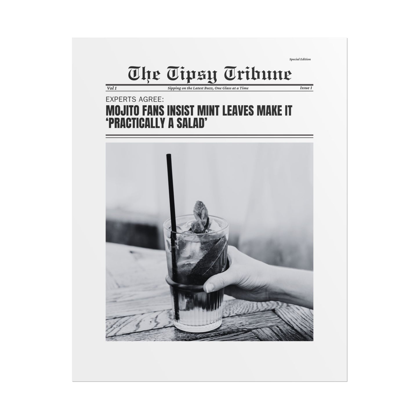 The Tipsy Tribune: Mojito fans insist mint leaves...