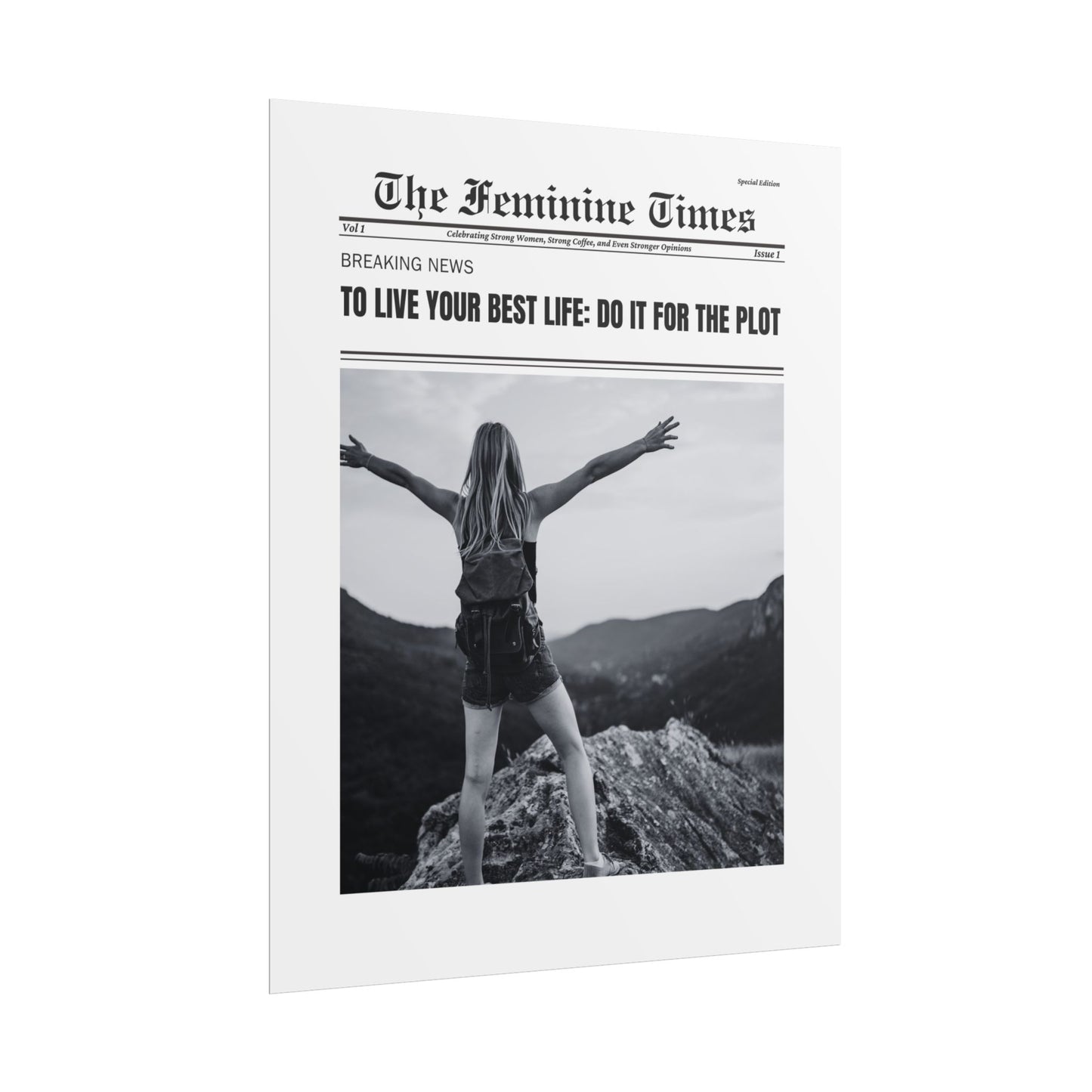 The Feminine Times: Relatable News Prints