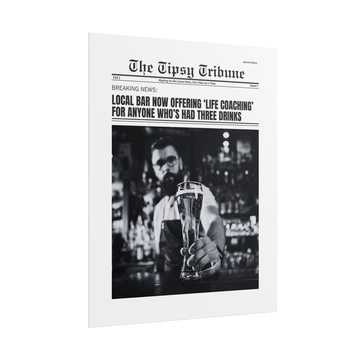 The Tipsy Tribune: Local bar now offering...