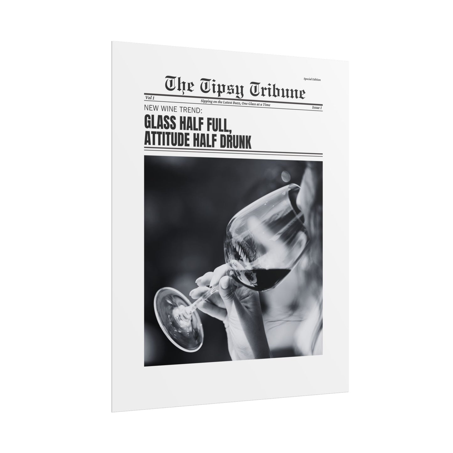 The Tipsy Tribune: Glass half full...