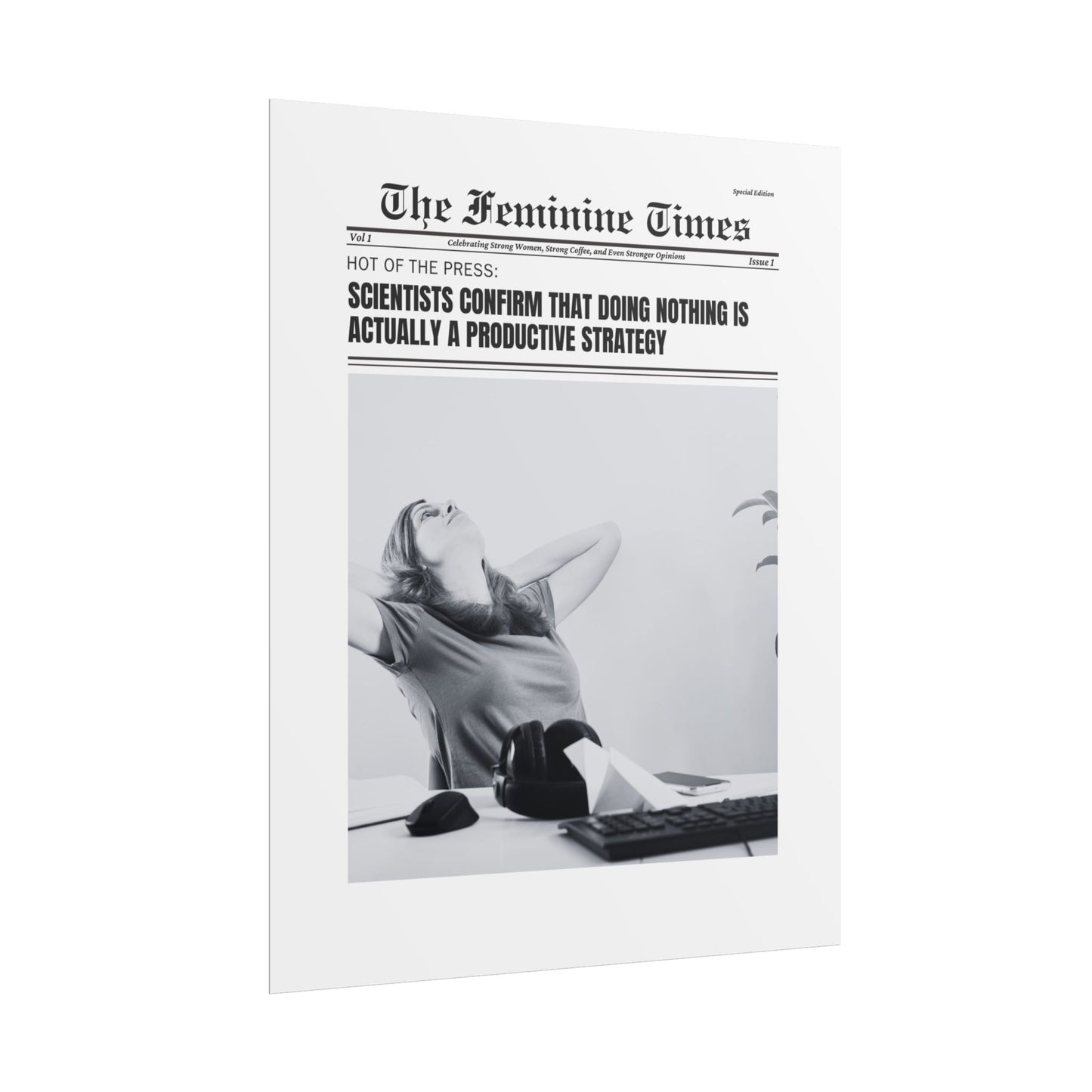 The Feminine Times: Relatable News Prints