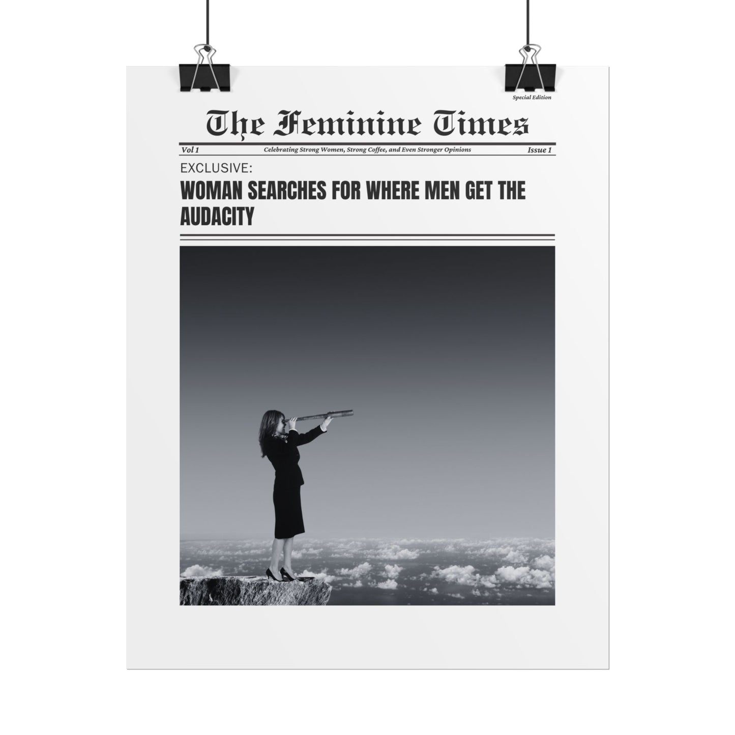 The Feminine Times: Woman Searches For Where Men Get The Audacity