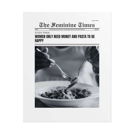 The Feminine Times: Relatable News Prints