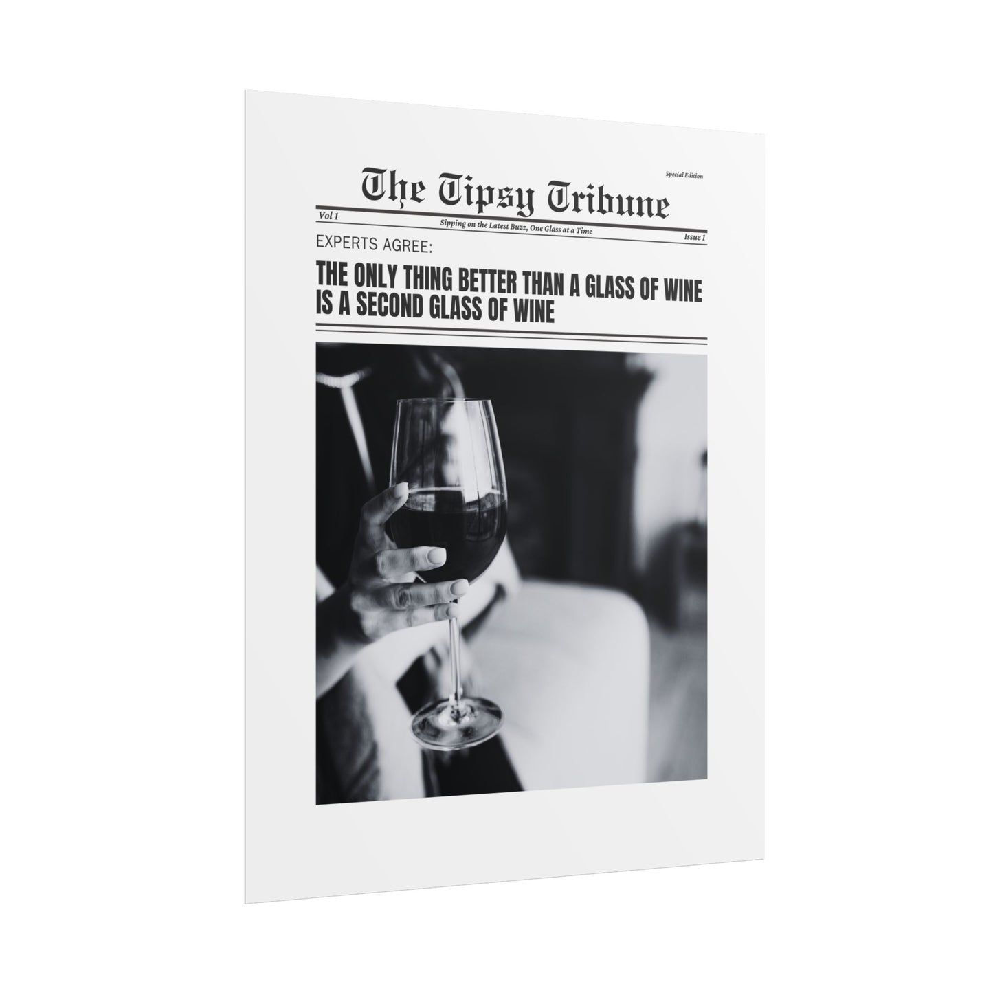 The Tipsy Tribune: The only thing better than a glass of wine...
