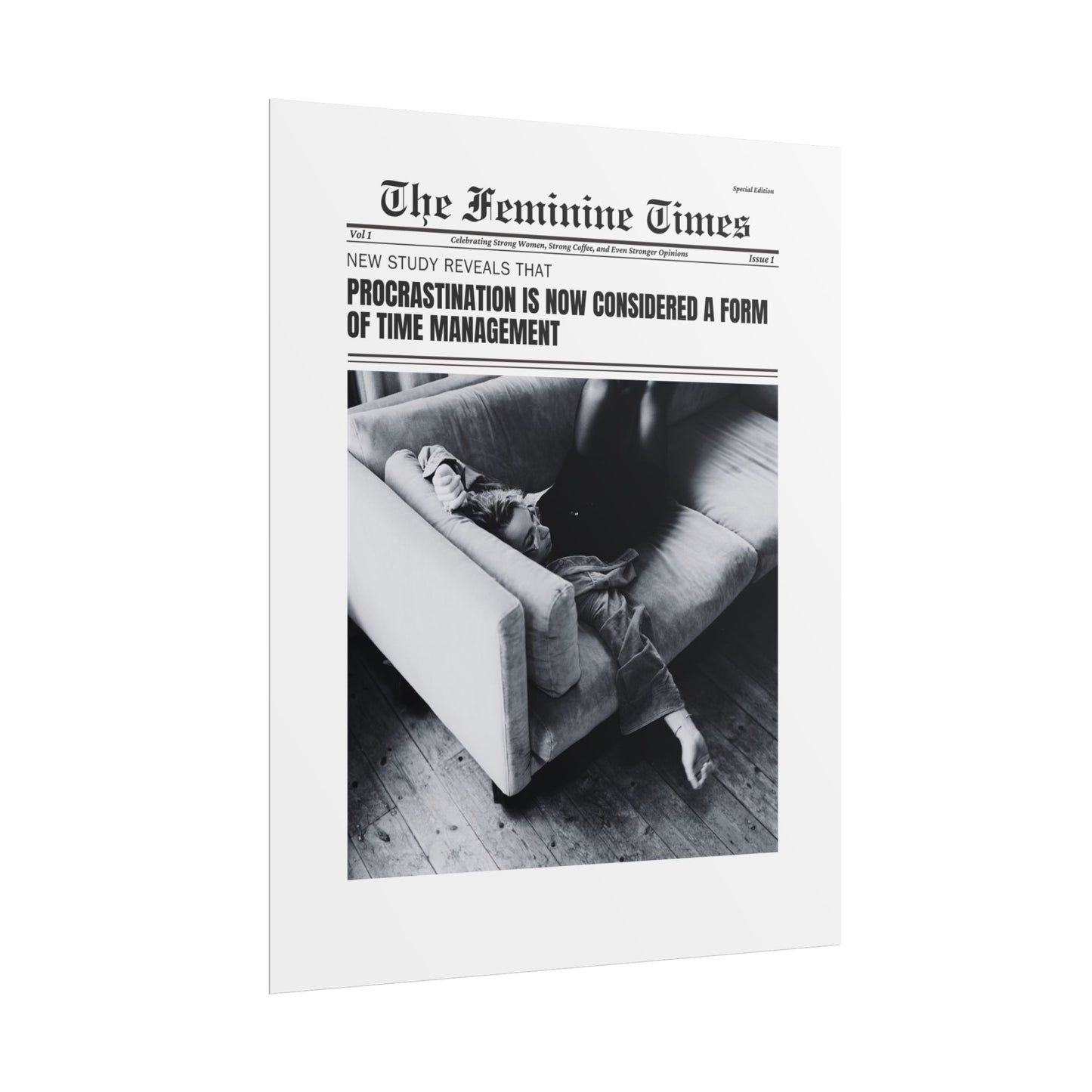 The Feminine Times: Relatable News Prints