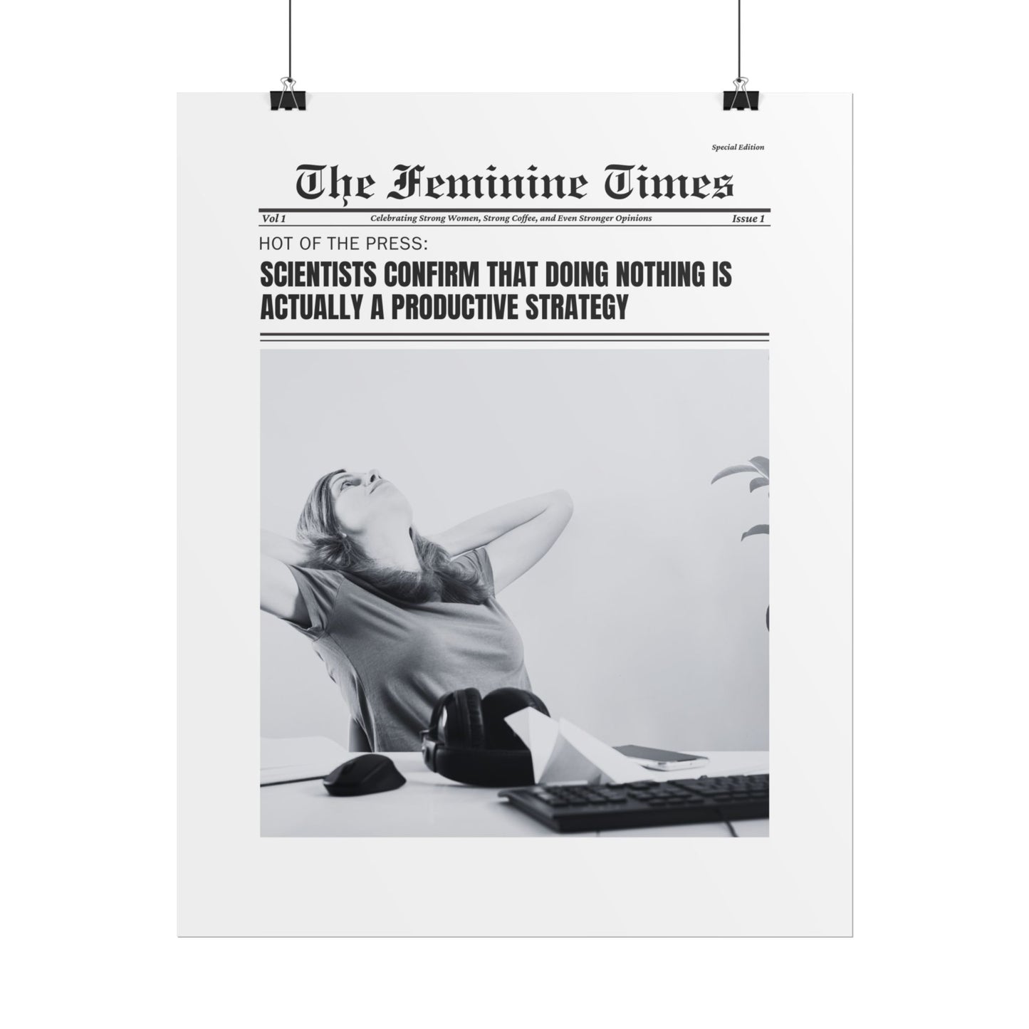 The Feminine Times: Relatable News Prints