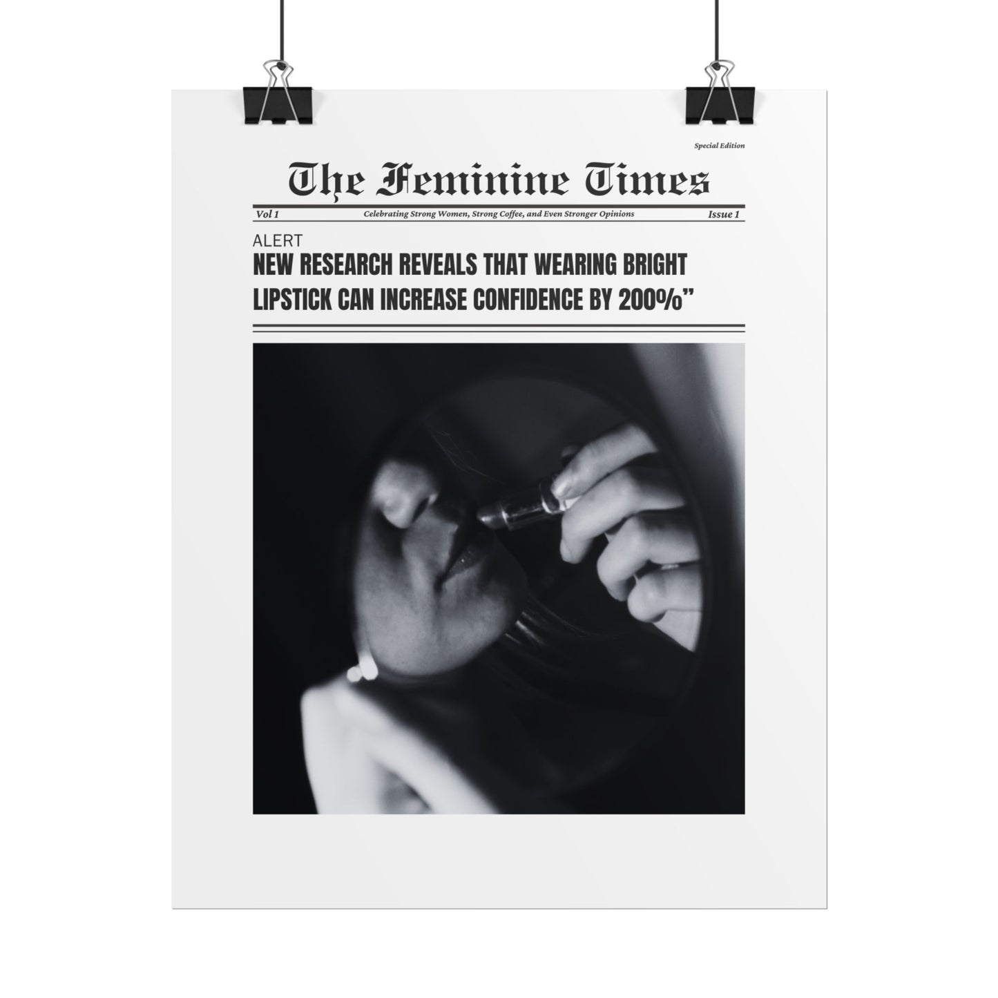 The Feminine Times: Relatable News Prints