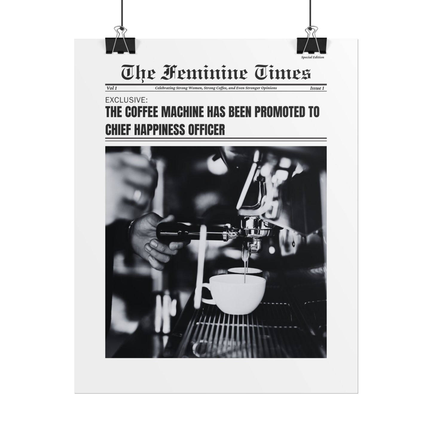 The Feminine Times: Relatable News Prints