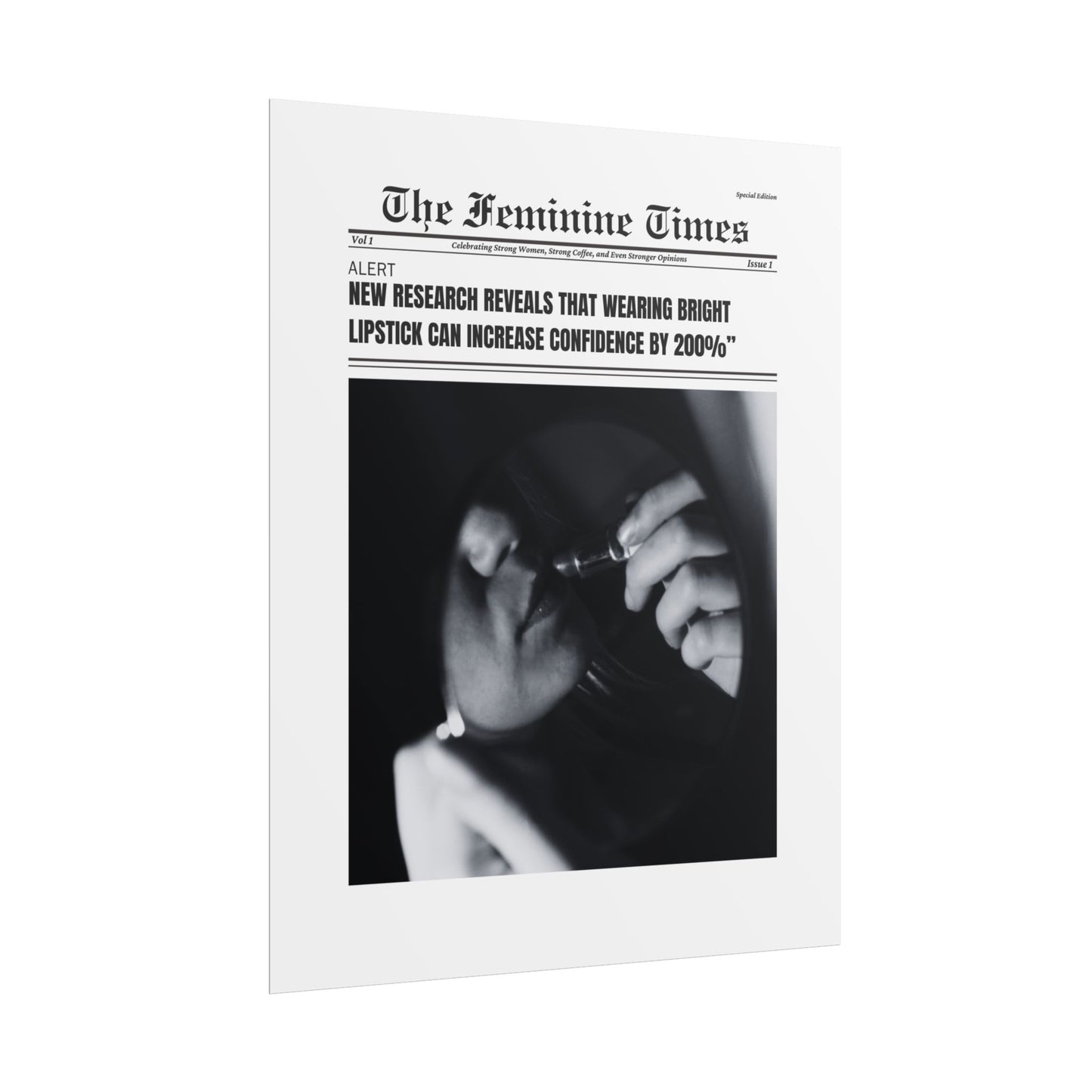 The Feminine Times: Relatable News Prints