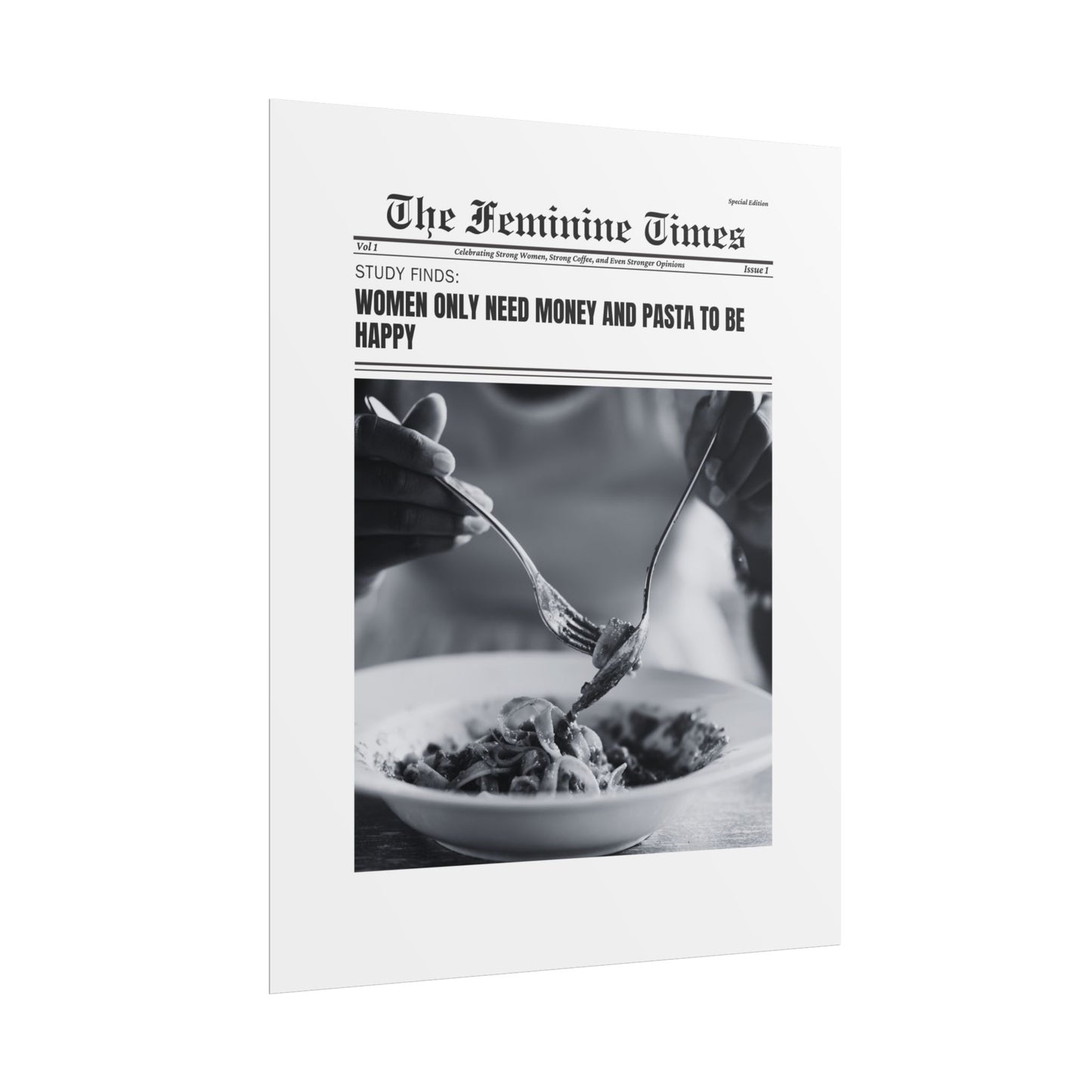 The Feminine Times: Relatable News Prints