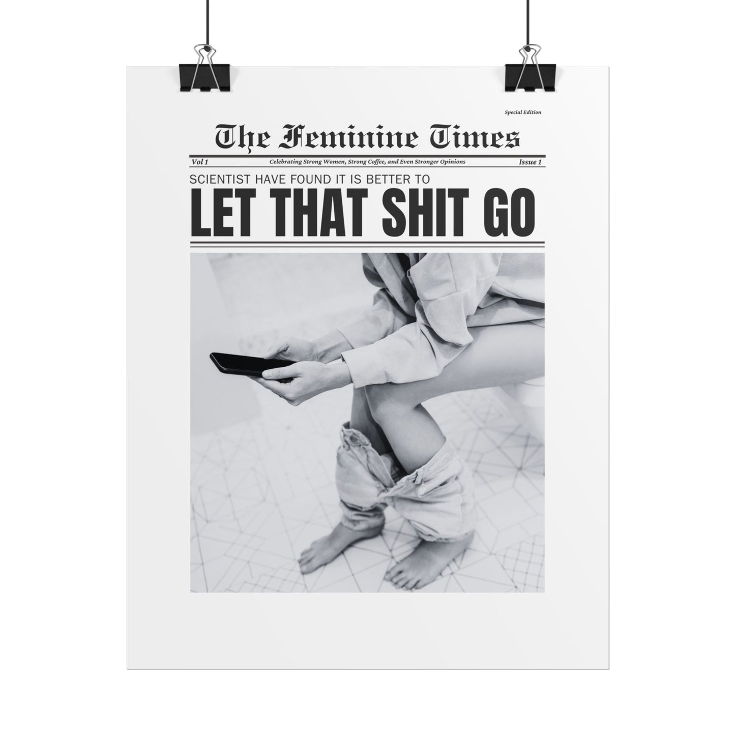 The Feminine Times: Relatable News Prints