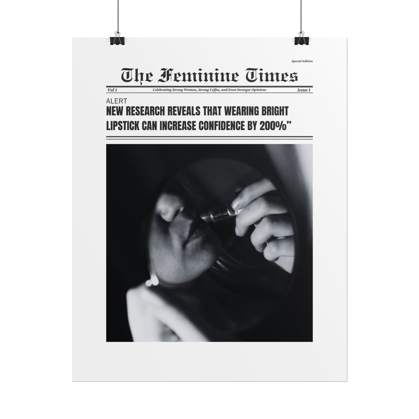 The Feminine Times: Relatable News Prints