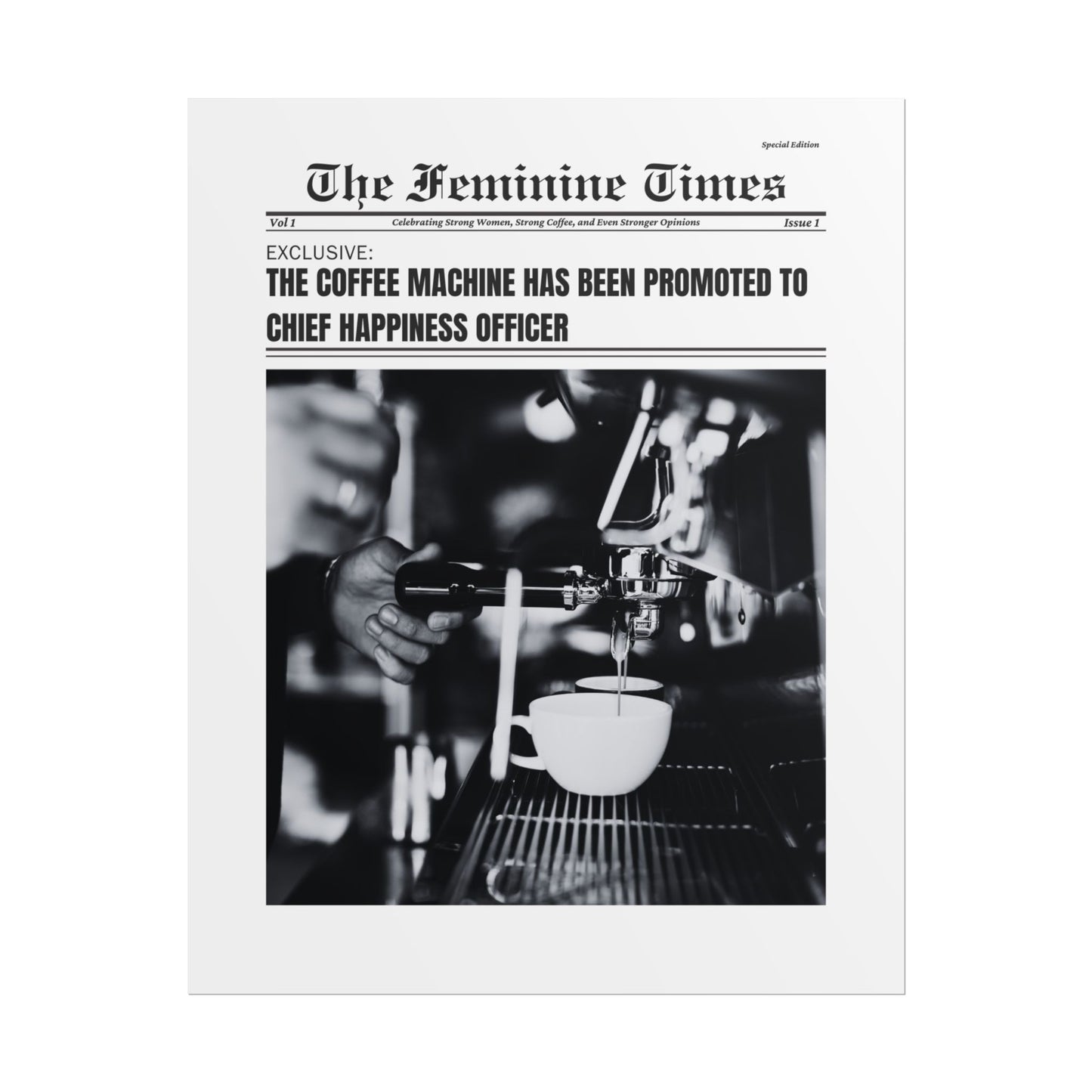 The Feminine Times: Relatable News Prints